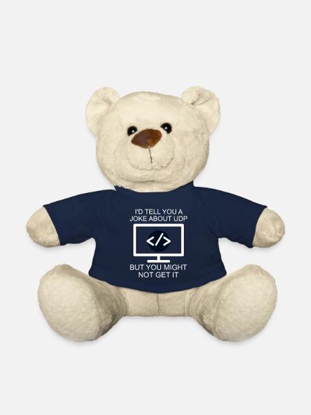 Cybersécurité - Informaticien de sécurité informatique - Nounours - bleu marine