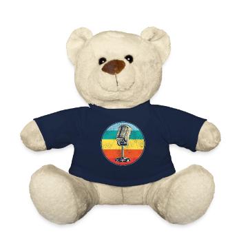 Karaoke Singer Microphone Vocalist - Teddy - French Navy - Vorne