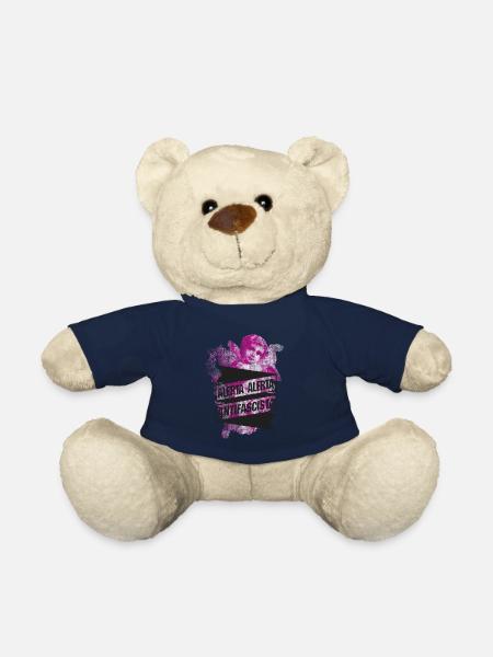 Ange antifasciste - Nounours - bleu marine