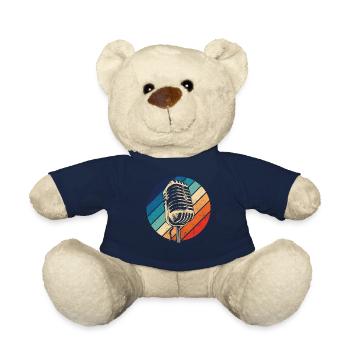 Chanteur de karaoké Chanteur de microphone - Nounours - bleu marine - Devant