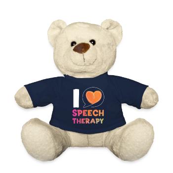 Speech Therapist Therapy Assistant - Teddy - French Navy - Vorne