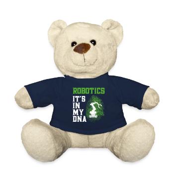 Robot Robotics Engineer Robotics - Teddy Bear - french navy - Front
