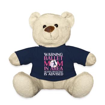Ballet Dancer Dance Girl Ballerina - Teddy - French Navy - Vorne