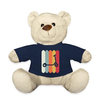 E-Scooter Roller Scooter - Nounours - bleu marine - Devant