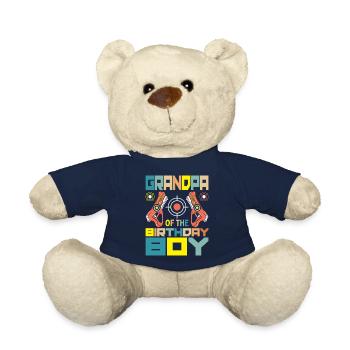 Opa Des Geburtstagskindes Passendes Lasertag Par - Teddy - French Navy - Vorne