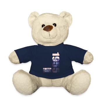 1955. Idée d’anniversaire de t-shirt en édition limitée - Nounours - bleu marine - Devant