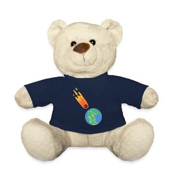 hugadino Meteorit trifft Pangea, Dino, Dinosaurier - Teddy - French Navy - Vorne