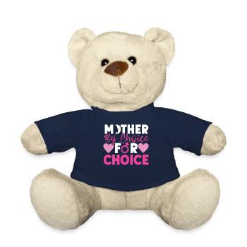 Mère féministe par choix pour - Nounours - bleu marine - Devant