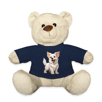 Kleiner weißer Schäferhund - Teddy - French Navy - Vorne
