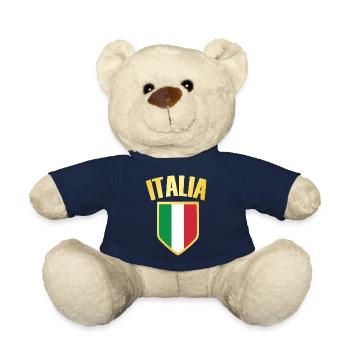 Italia - Drapeau de l’Italie - Nounours - bleu marine - Devant
