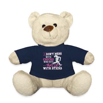 Hockey sur gazon Adulte Humour Ne pas - Nounours - bleu marine - Devant
