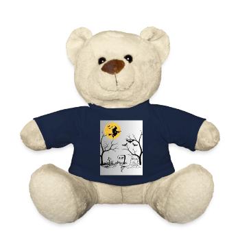 Halloween's Hello Vienna - Teddy Bear - french navy - Front