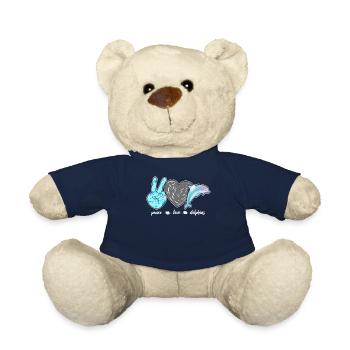 Dolphin Peace Love Dolphin - Teddy - French Navy - Vorne