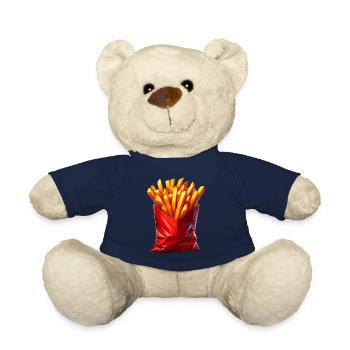 French fries - Teddy Bear - french navy - Front
