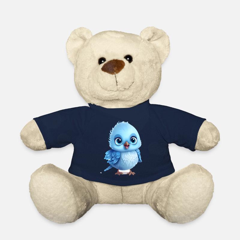 Bébé oiseau mignon - Nounours - bleu marine