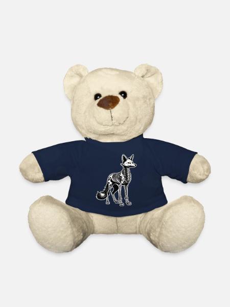 Fuchs Skelett Illustration - Teddy - French Navy