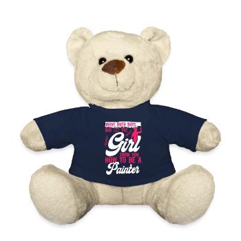 House Painter Decorator Female - Teddy Bear - french navy - Front