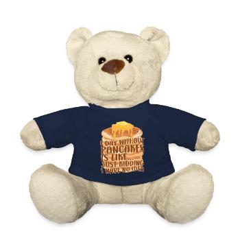 Amoureux des crêpes Les enfants Une journée sans - Nounours - bleu marine - Devant