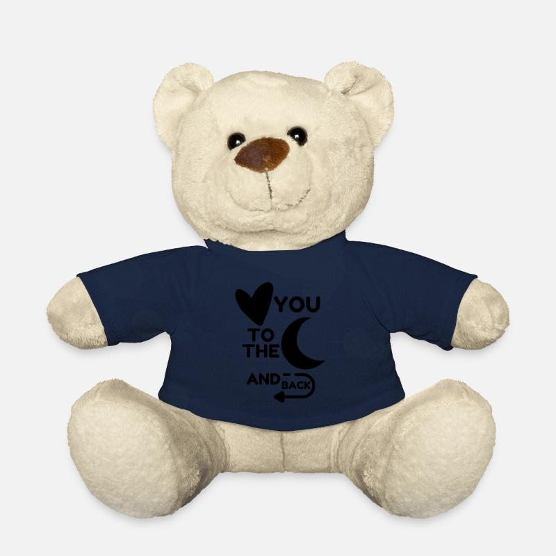 Amour, Saint-Valentin, Relation, Romantique - Nounours - bleu marine
