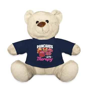 Pancake Lover Kids Pancakes Are - Teddy Bear - french navy - Front