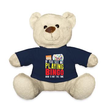 Bingo Player If You See Me Playing - Teddy - French Navy - Vorne