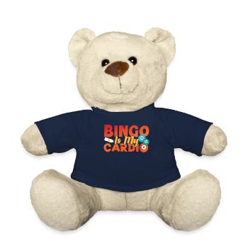 Joueur de bingo Le bingo est mon cardio - Nounours - bleu marine - Devant