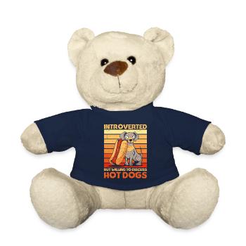 Hot Dog Adult Retro Introverted - Teddy - French Navy - Vorne