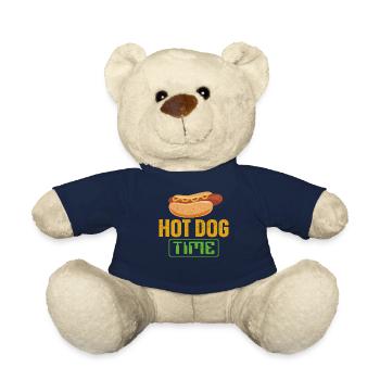 Hot Dog Adulte Hot Dog Time - Nounours - bleu marine - Devant