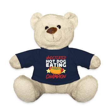 Hot Dog Adulte Hot-Dog Invaincu - Nounours - bleu marine - Devant