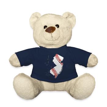 New Jersey (United States) | real baseball | Map Sct - Teddy Bear - french navy - Front