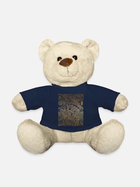 Graphique - Nounours - bleu marine