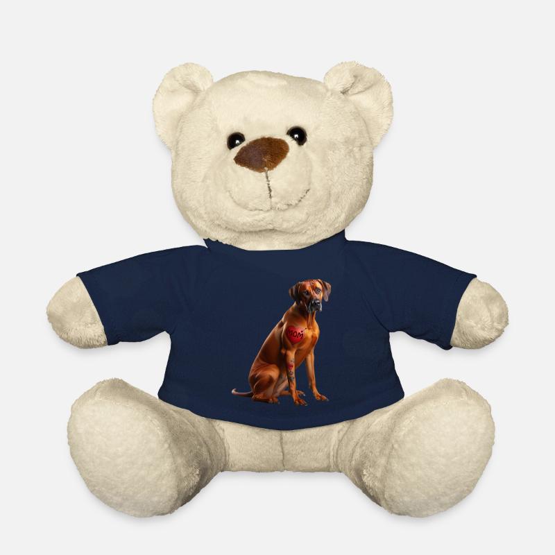 i love Mom - Teddy - French Navy