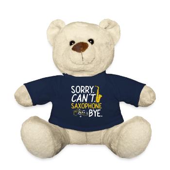 Saxophones: Sorry. Cant. Saxophones - Teddy Bear - french navy - Front