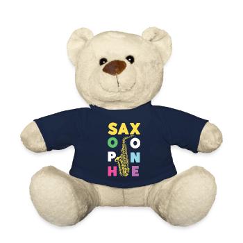 Saxophones Saxophones - Teddy Bear - french navy - Front