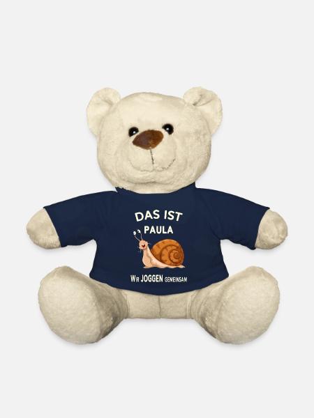Gemeinsam joggen Lustige Sprüche Humor - Teddy - French Navy