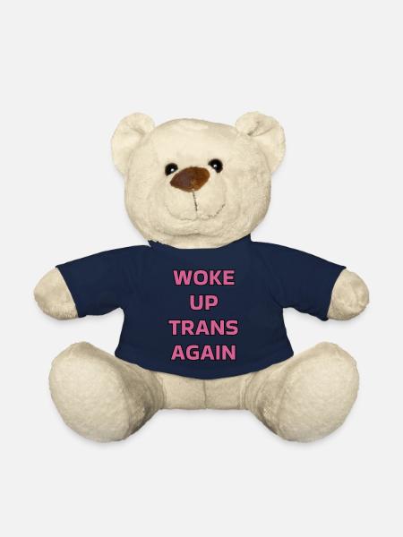Woke up trans again - trans pride - Teddy Bear - french navy