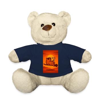 Halloween Capybara Summer Gift - Teddy Bear - french navy - Front