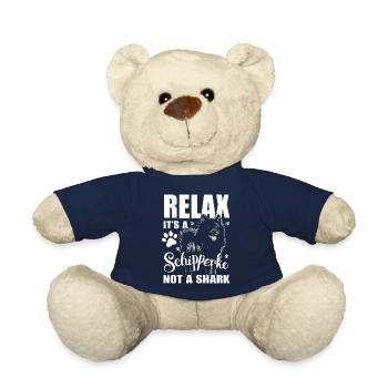 Entspannen Sie sich, es ist ein Schipperke, kein Hai - Teddy - French Navy - Vorne