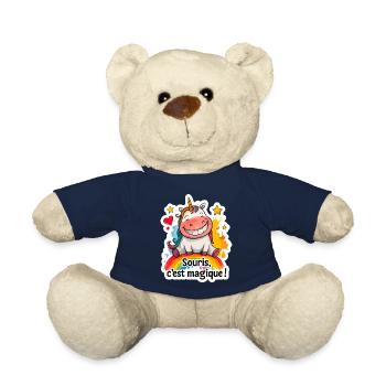 Magisches Einhorn – Maus, es ist Magie! - Teddy - French Navy - Vorne