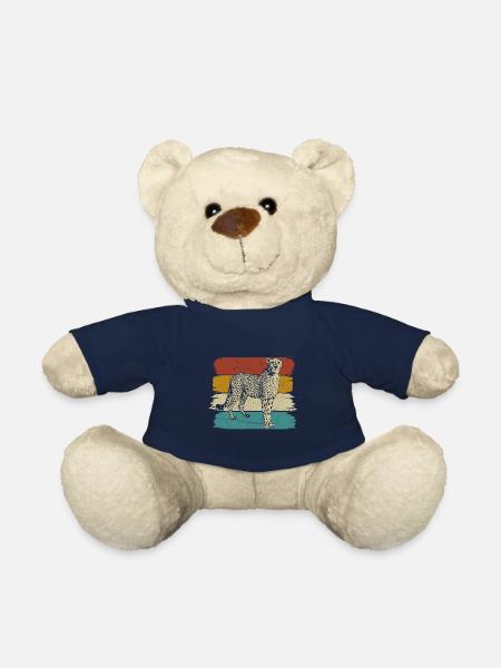 Gepard Wildtier retro - Teddy - French Navy