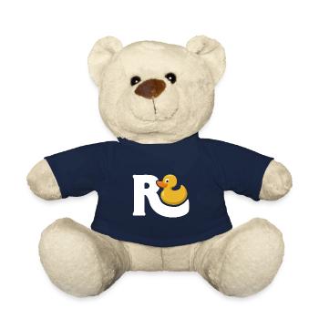 Rente Ente Schwung - Rentner Ruhestand Pension - Teddy - French Navy - Vorne
