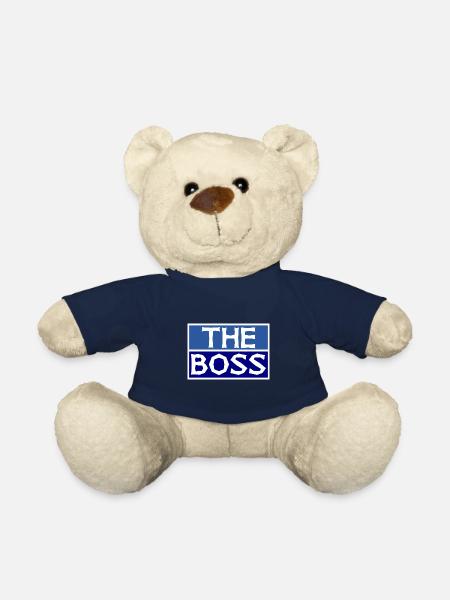 BOSS. MANAGER. CHEF. PATRON. HUMOUR. DRÔLE - Nounours - bleu marine