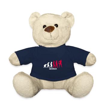 Rugby Player Sport Rugby Gift Rugby Coach - Teddy Bear - french navy - Front