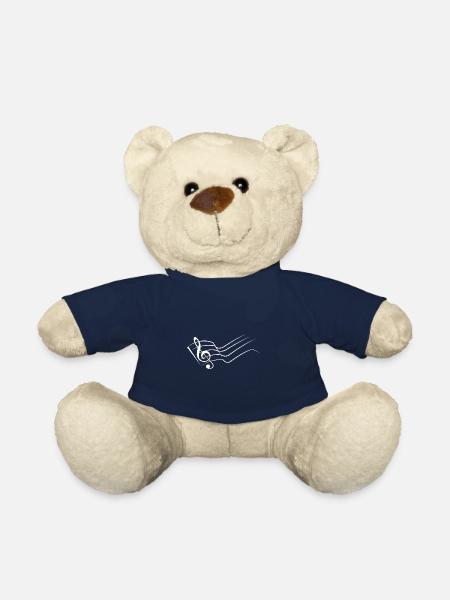 Clef / Musique / Musique - Nounours - bleu marine