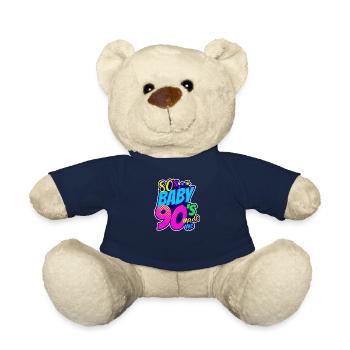 Geboren in den 90er Jahren der 80er Jahre Baby der 90er Jahre machte mir Geschenk - Teddy - French Navy - Vorne