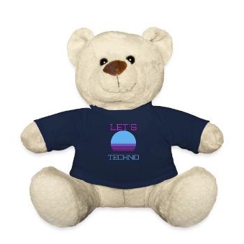 Techno Music Let es Techno - Teddy - French Navy - Vorne