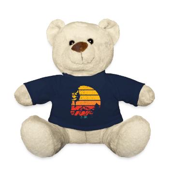 Vintage Indoor Rock Climbing - Teddy Bear - french navy - Front