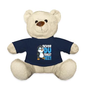 Bevor du fragst nee mir egal Pinguine - Teddy - French Navy - Vorne
