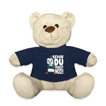 Bevor du fragst nee mir egal Pinguine - Teddy - French Navy - Vorne