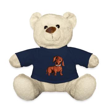 Dackelfan Hunderasse Dackel Besitzer Hundezüchter - Teddy - French Navy - Vorne